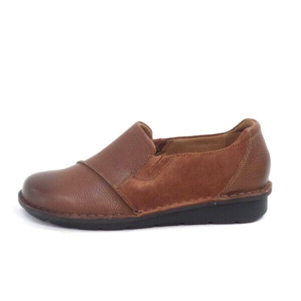 Collection by Clarks‎ brown leather shoes casual size 10